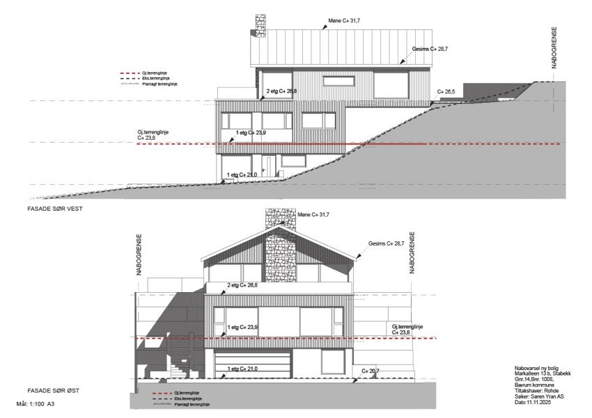 Skisse ifbm søknad om rammetillatelse Galleribilde