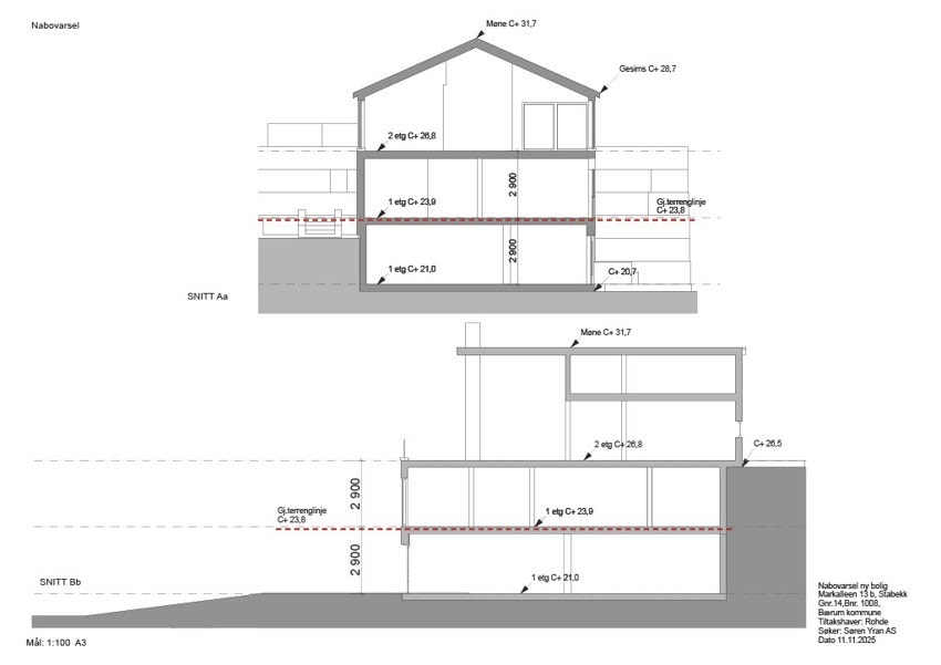 Skisse ifbm søknad om rammetillatelse Galleribilde