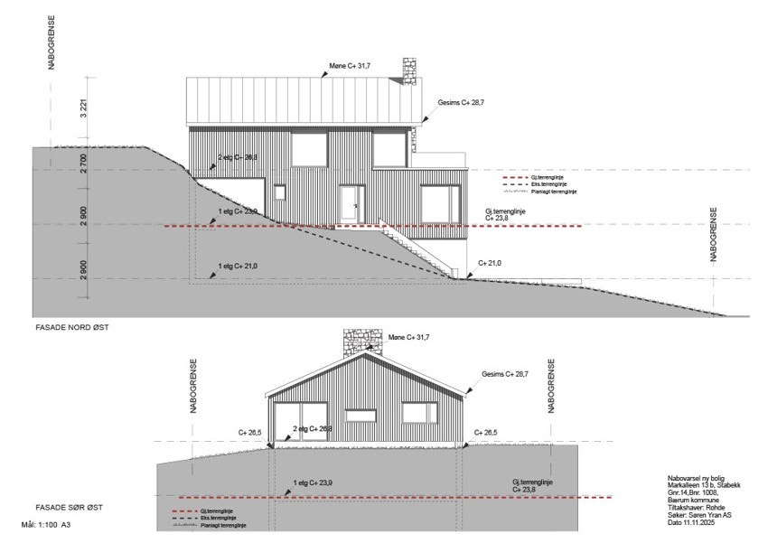 Skisse ifbm søknad om rammetillatelse Galleribilde