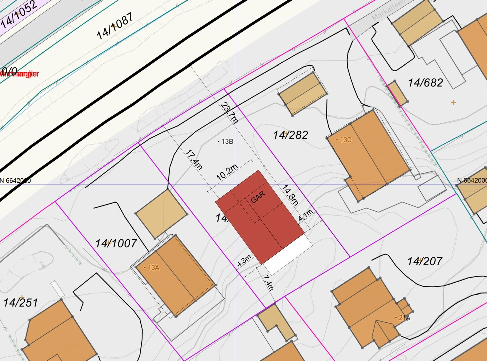 Situasjonsplan Galleribilde