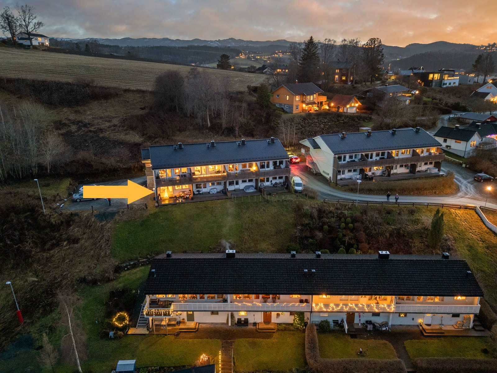 Flott plassering på leiligheten. Galleribilde