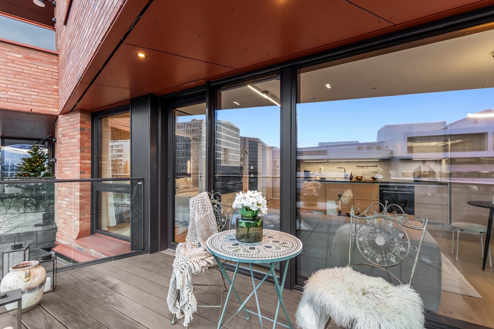 En fin forlengelse av stuen. Galleribilde