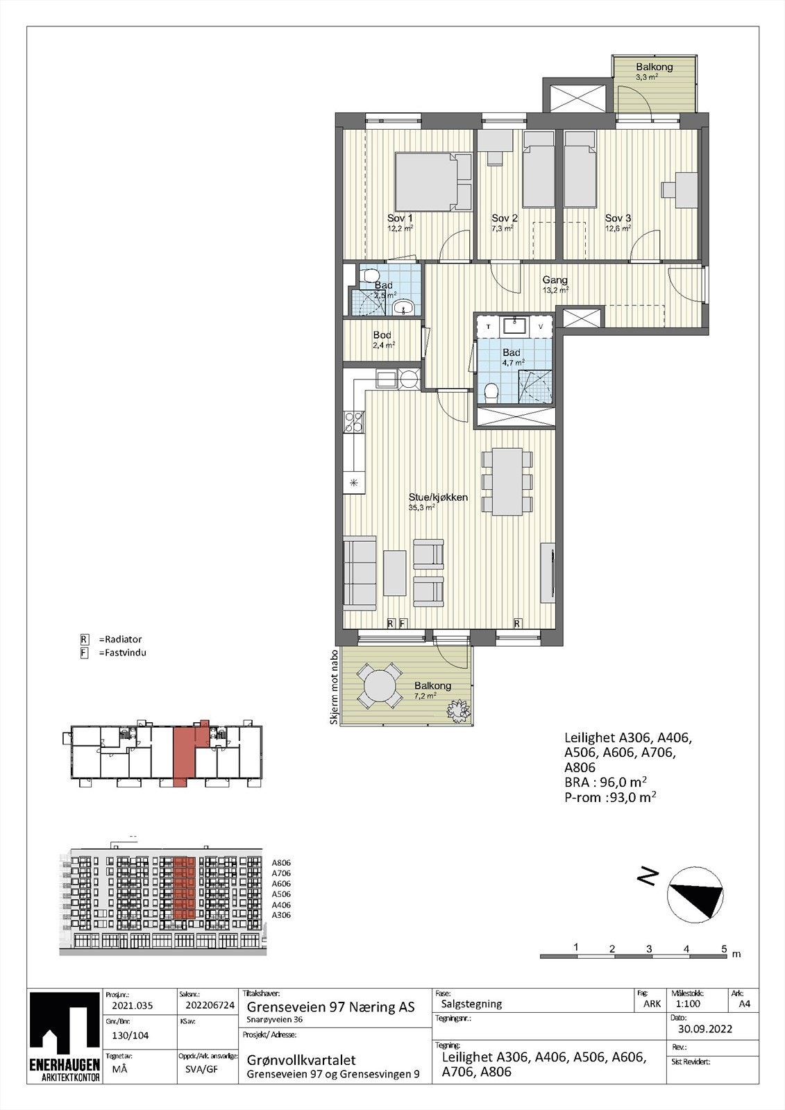 Plantegning Galleribilde