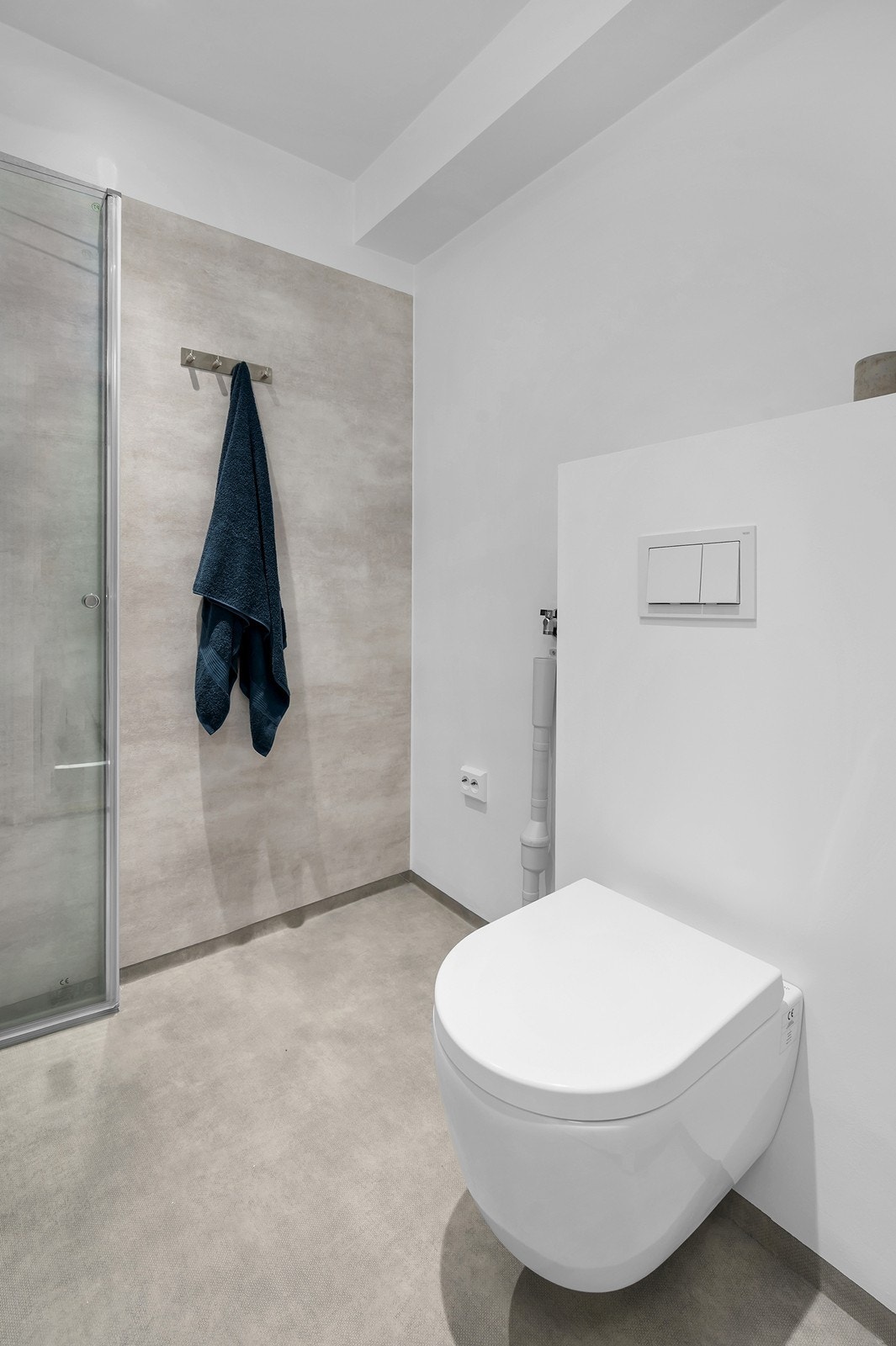 Det er opplegg for vaskemaskin. Galleribilde