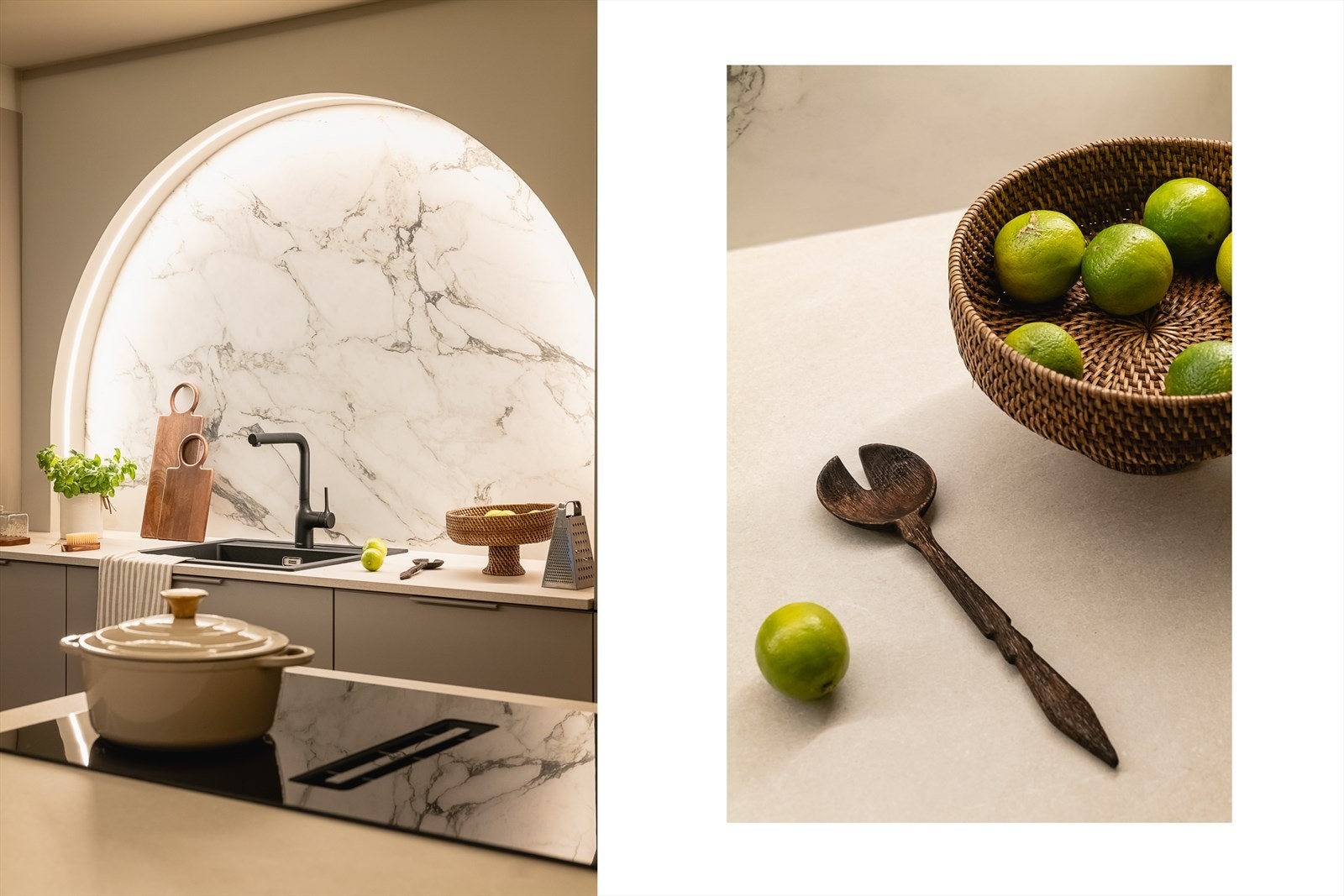 Platetoppen har integrert ventilator. Galleribilde