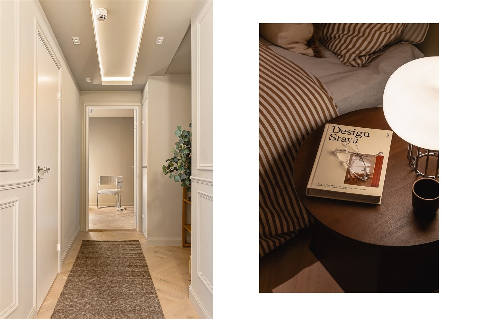 Ingenting overlatt til tilfeldighetene - bli med inn på det første av leilighetens to soverom. Galleribilde