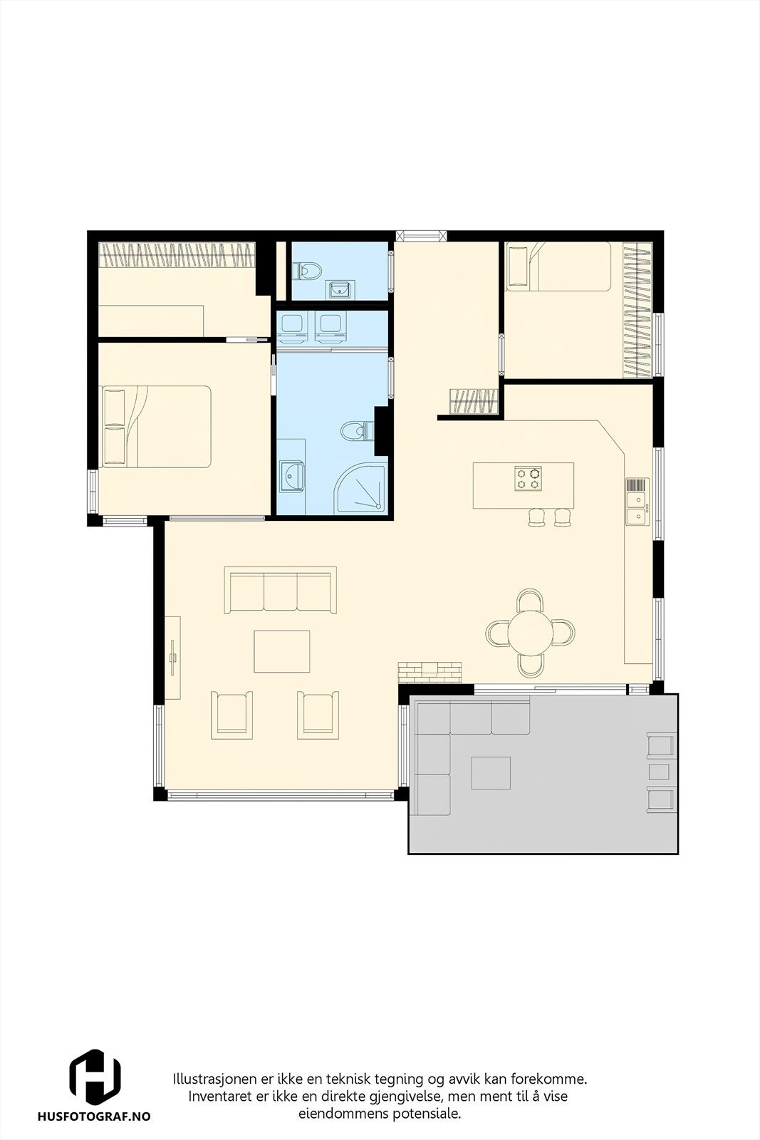 Plantegning Galleribilde