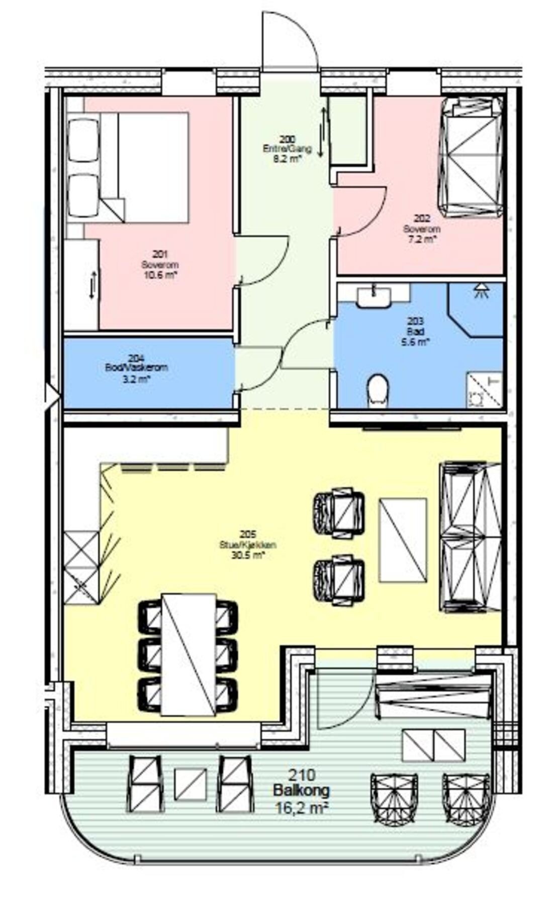 Plantegning Galleribilde