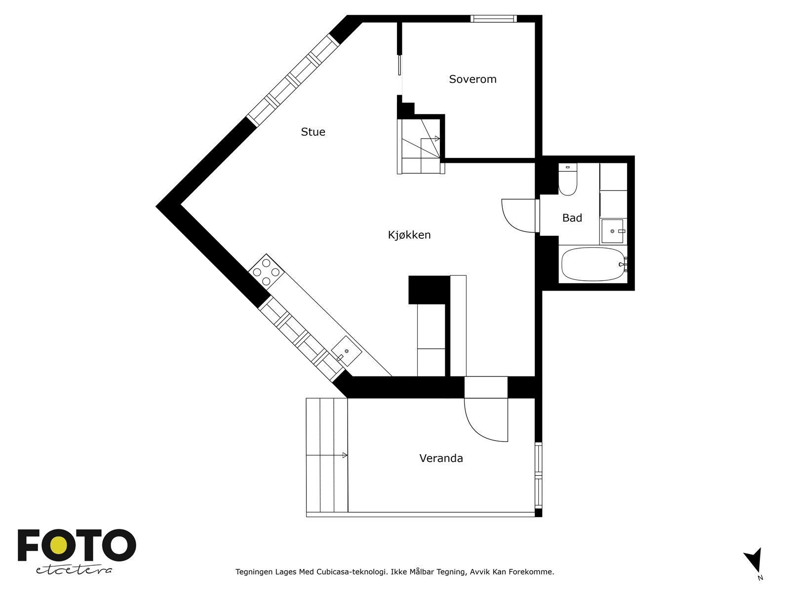 Plantegning første etasje Galleribilde