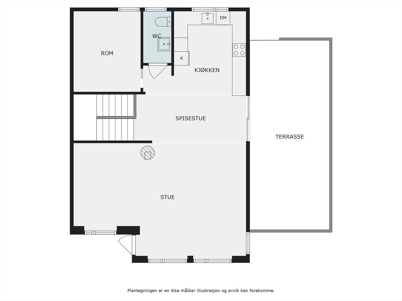 Plantegning for 2. etasje. Galleribilde