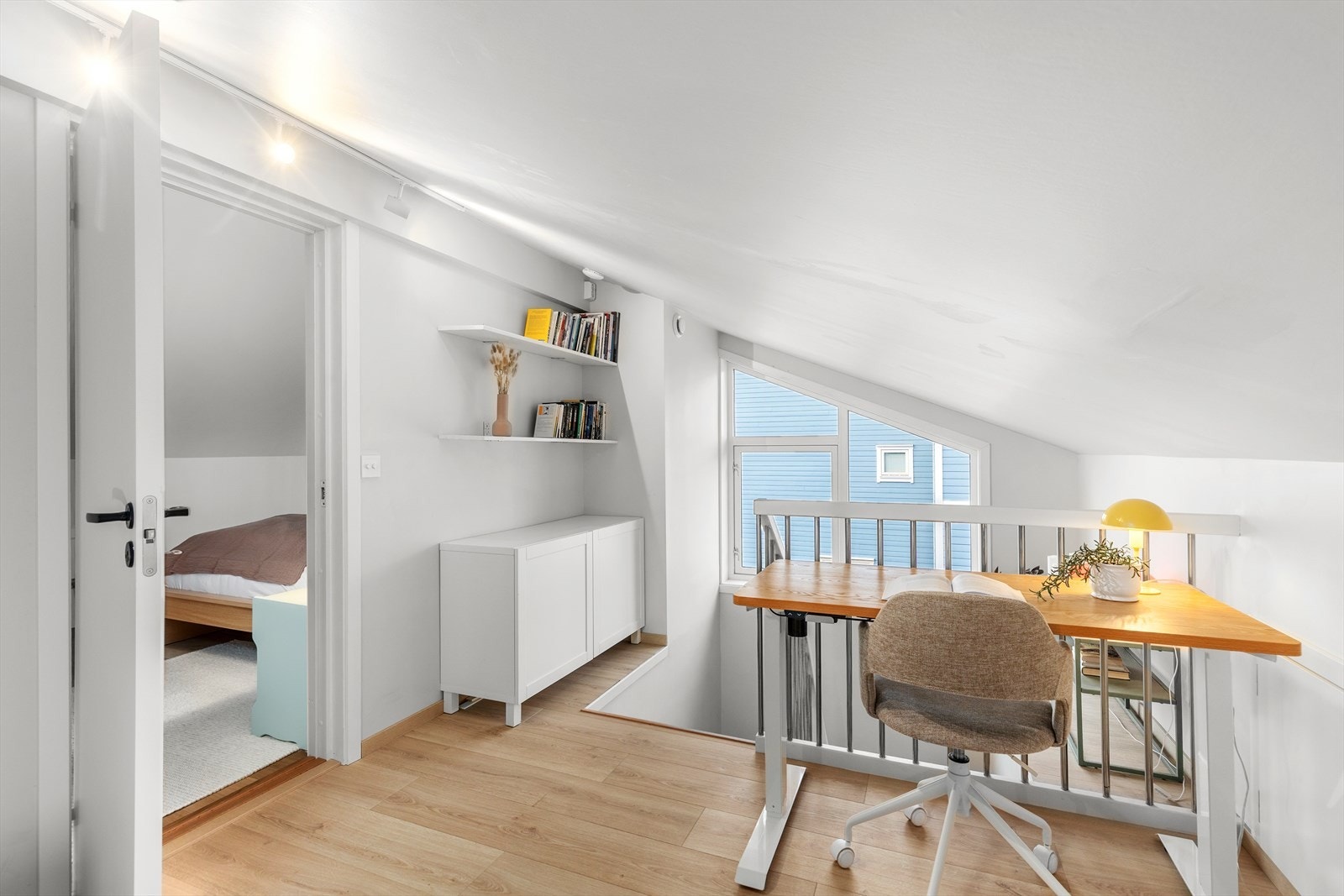 Loftet er innredet i 2022 og det foreligger ferdigattest på endringene. Galleribilde