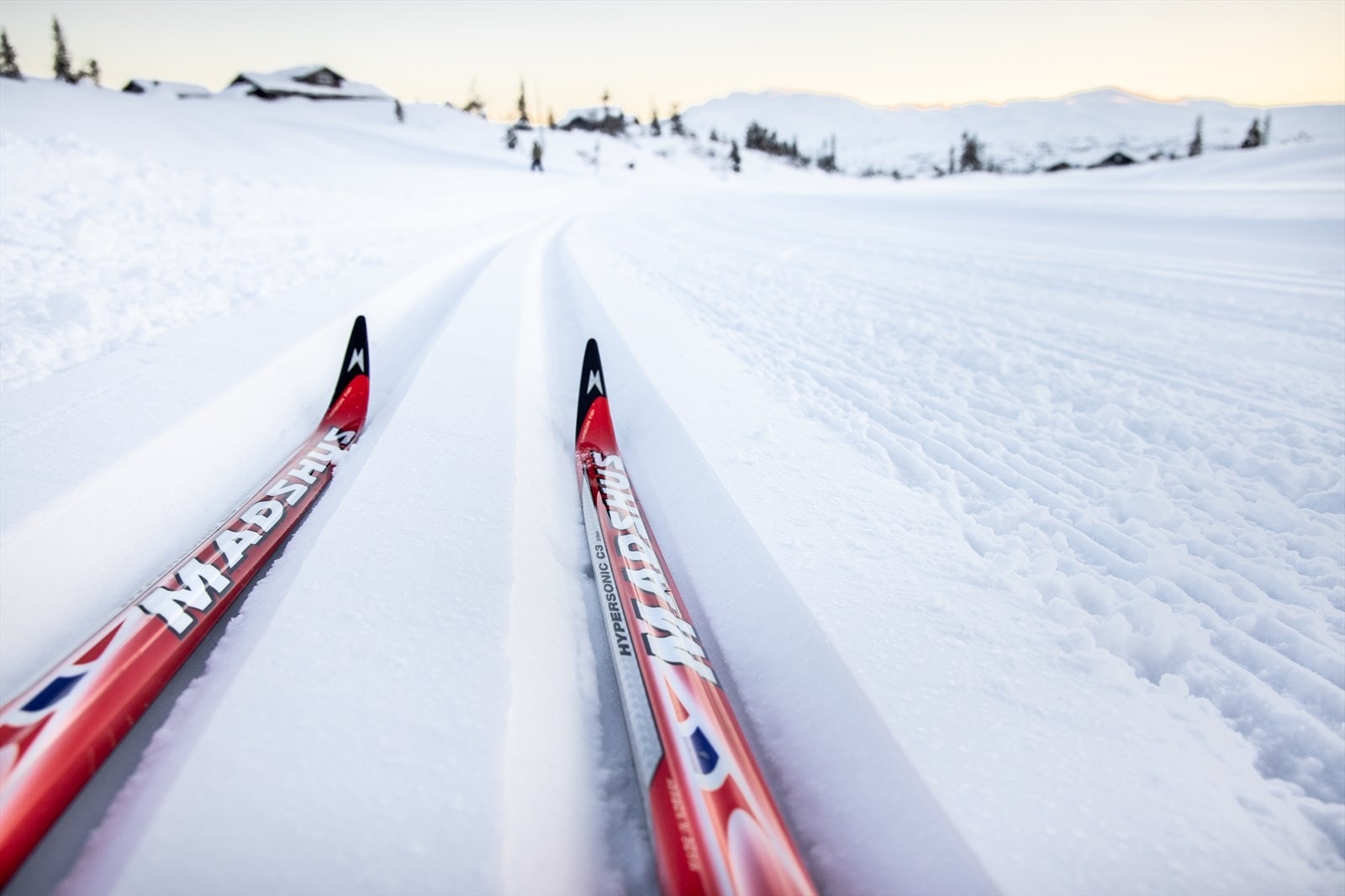 I Høgevarde hytteområde finner du 50 km med flotte, preparerte langrennsløyper. Galleribilde
