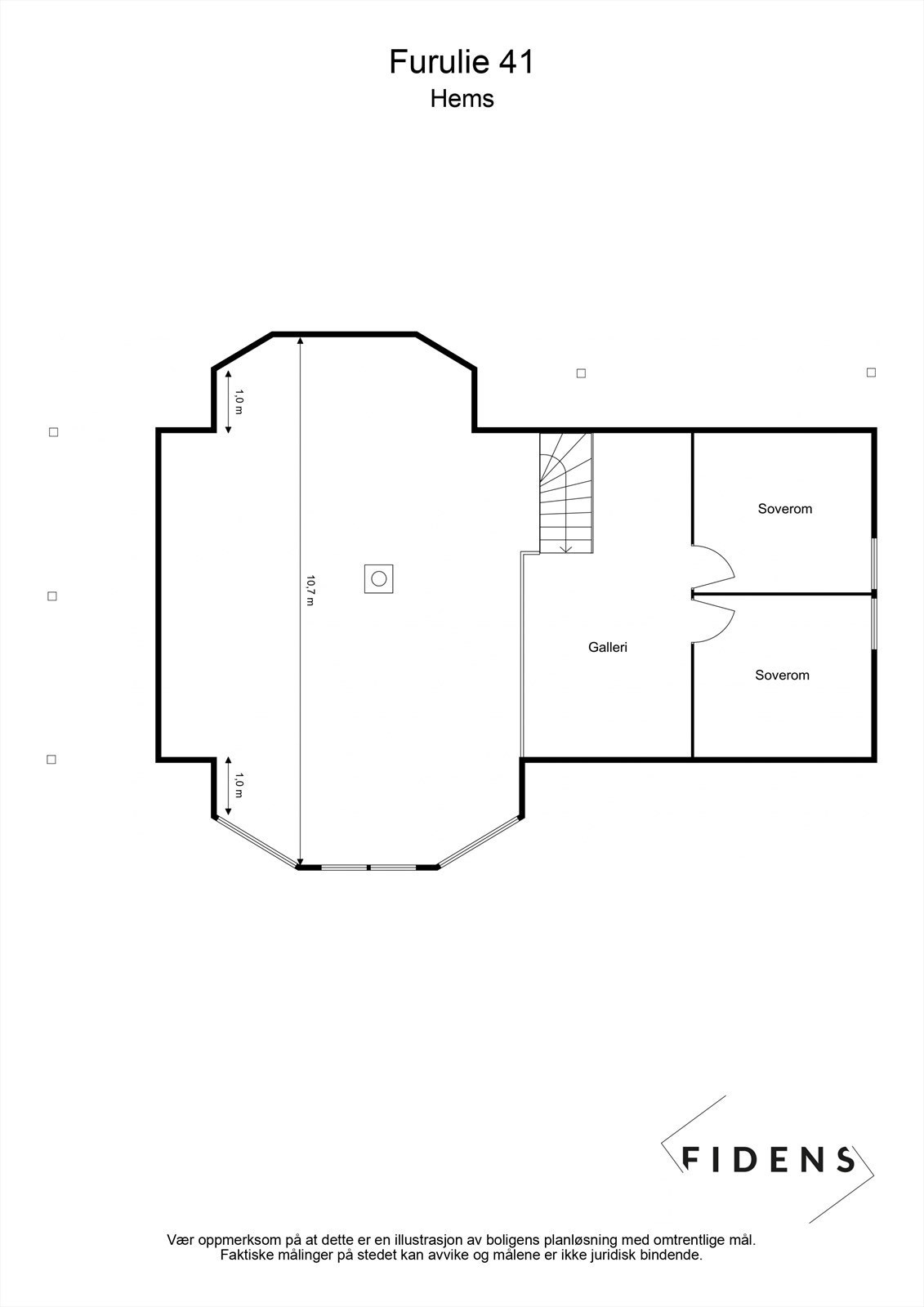 Plantegning hems Galleribilde