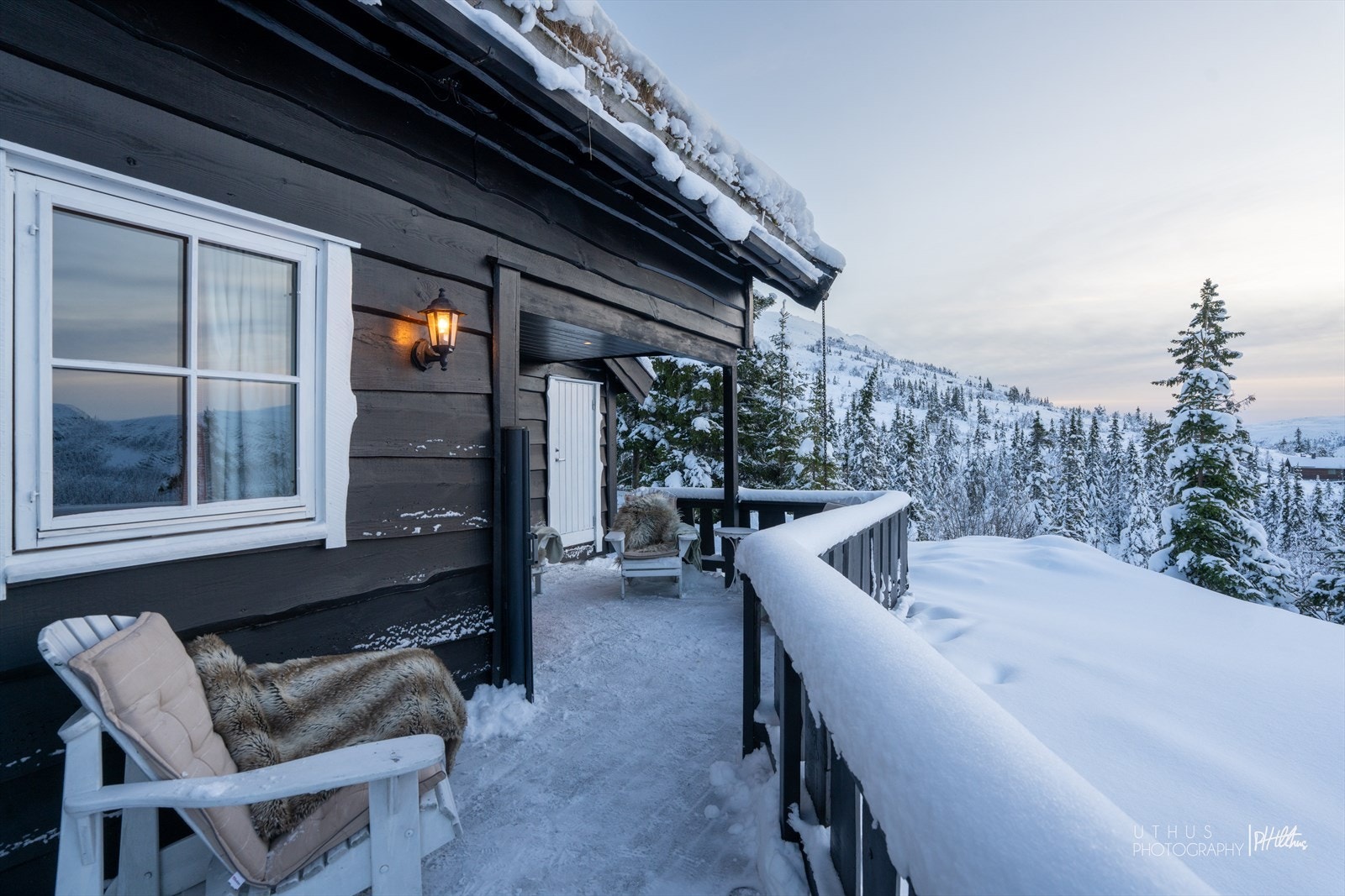 Her kan man flytte seg etter forholdene - Hytta er nybeiset 2023 Galleribilde