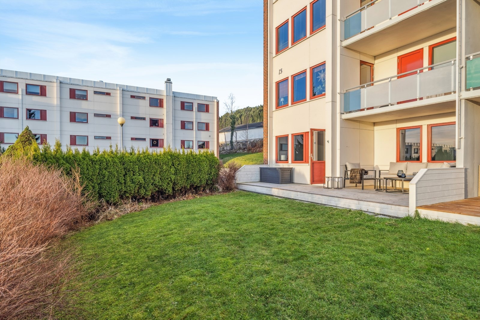 Leiligheten har endebeliggenhet mot vest. Galleribilde