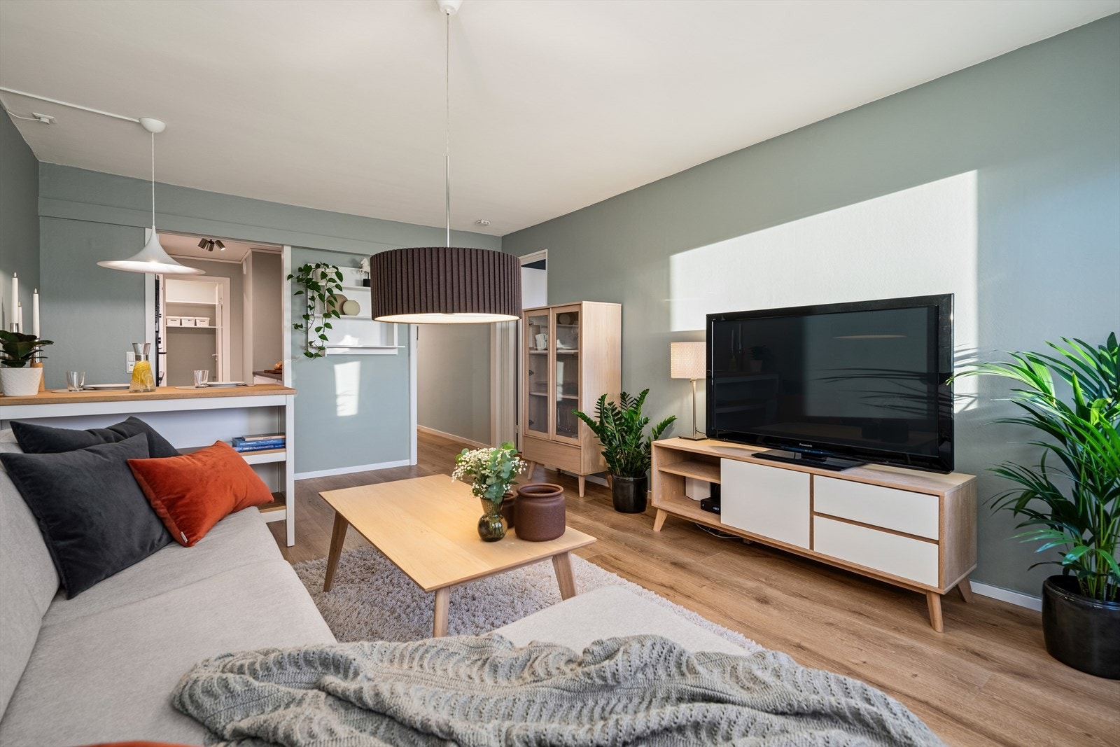 Leilighetens planløsning er god, med godt utnyttede kvadrat. Galleribilde