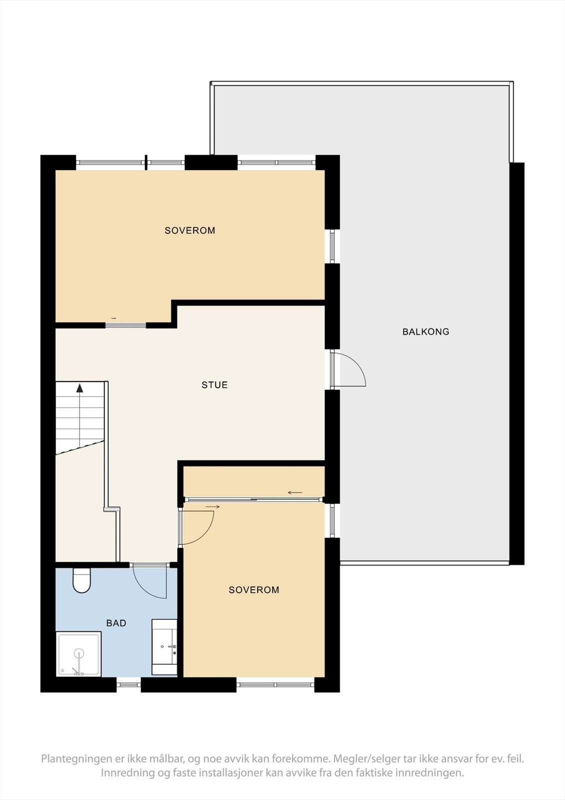 Planskisse 2. etasje Galleribilde