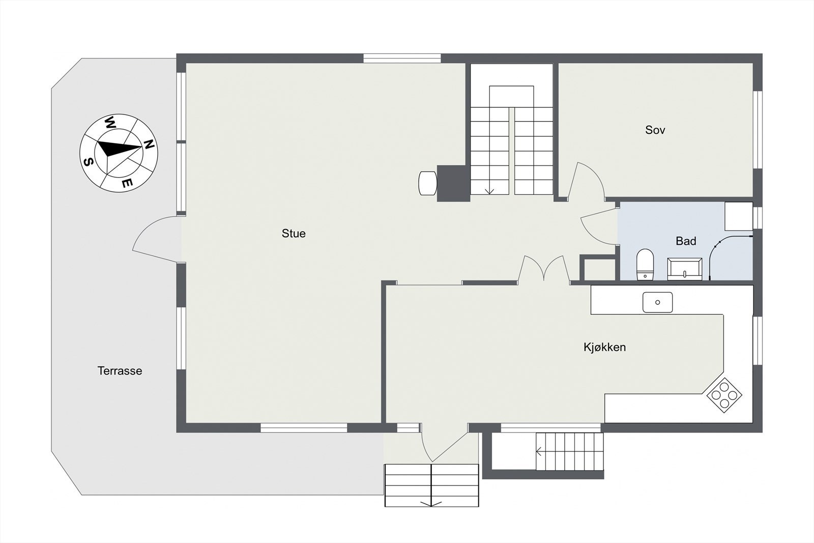 Plantegning - Hovedplan Galleribilde