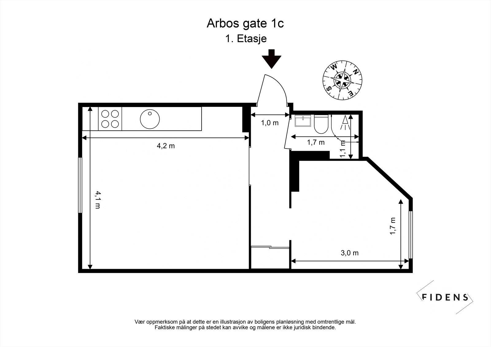 Plantegning Galleribilde