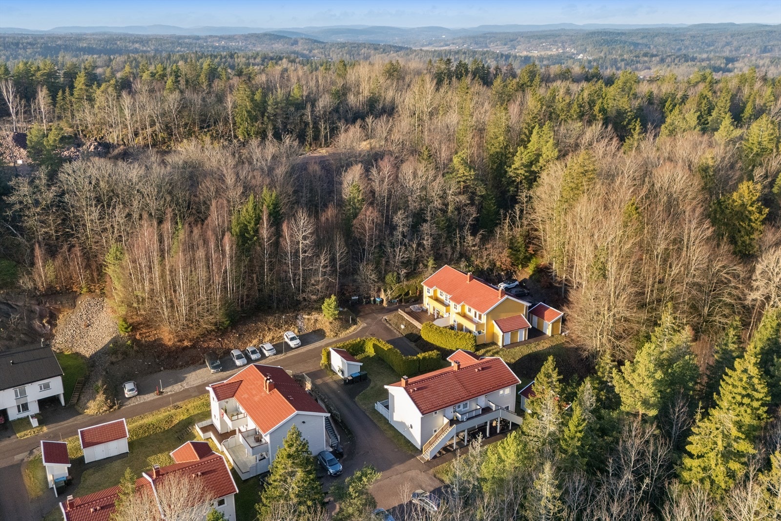 Kort vei til skog og grønne omgivelser. Galleribilde
