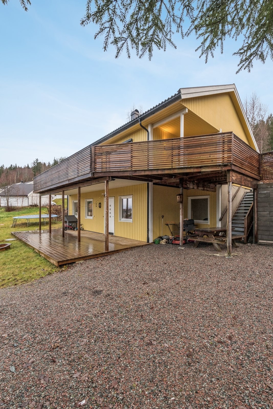 Huset er malt på nytt i 2024. Galleribilde