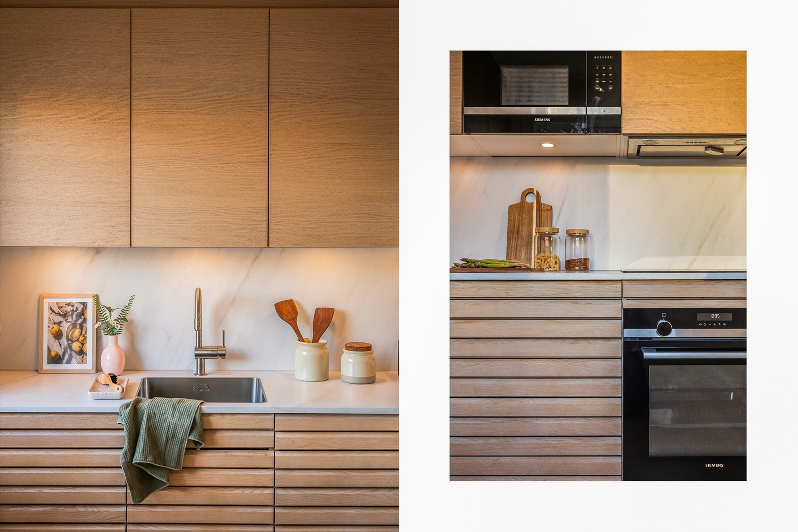 Kjøkkenet har svært god plassutnyttelse. Galleribilde