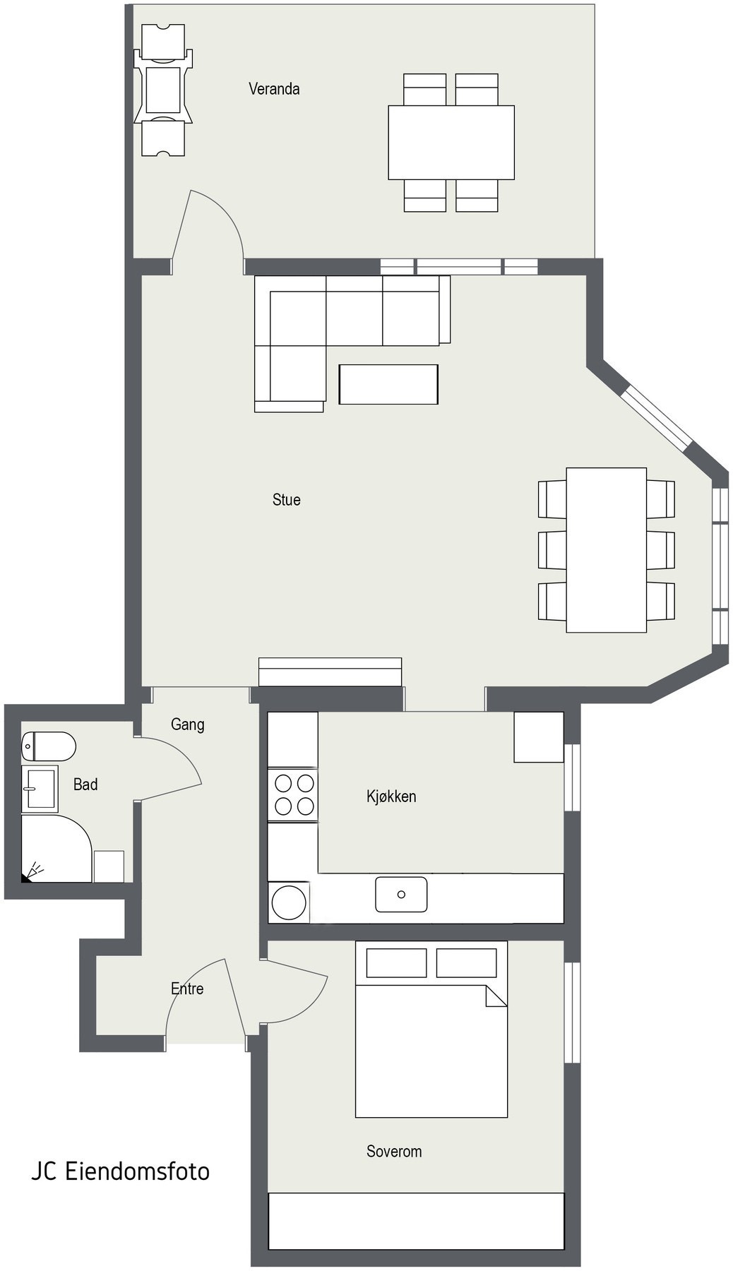 2d plantegning. Galleribilde