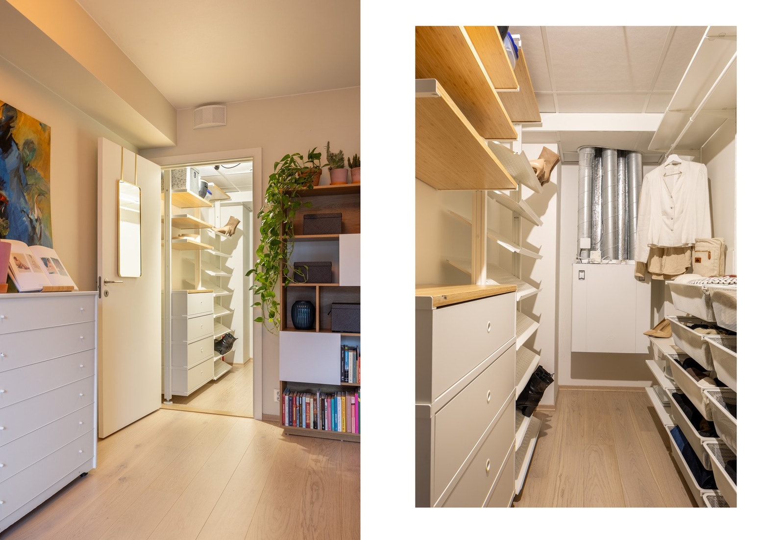 Praktisk walk-in closet i tilknytning til soverom II. Galleribilde