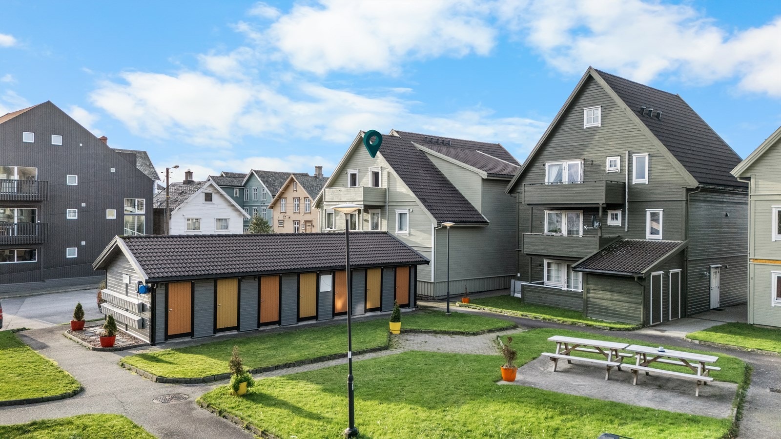 Tilhørende bod i felles bodbygg. Galleribilde