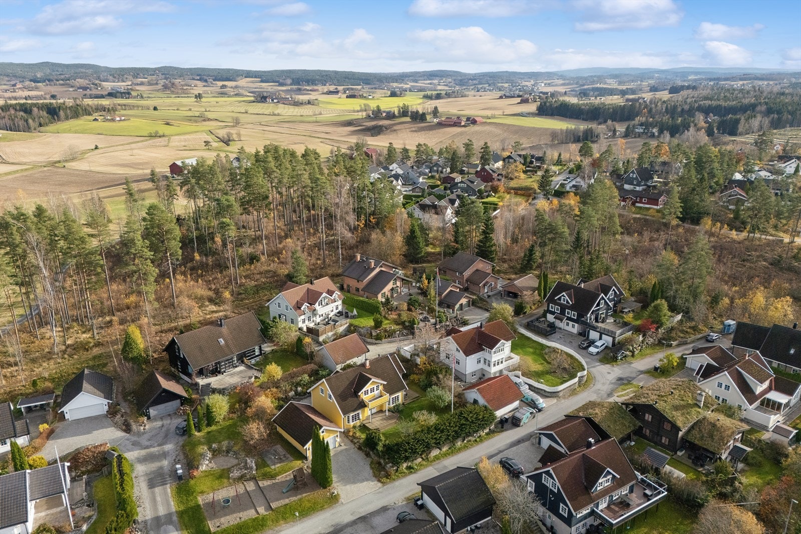 Her bor du med kort vei til Ski sentrum med alle fasiliteter, barne- og ungdomsskole, videregående skoler og Ski idrettspark. Galleribilde