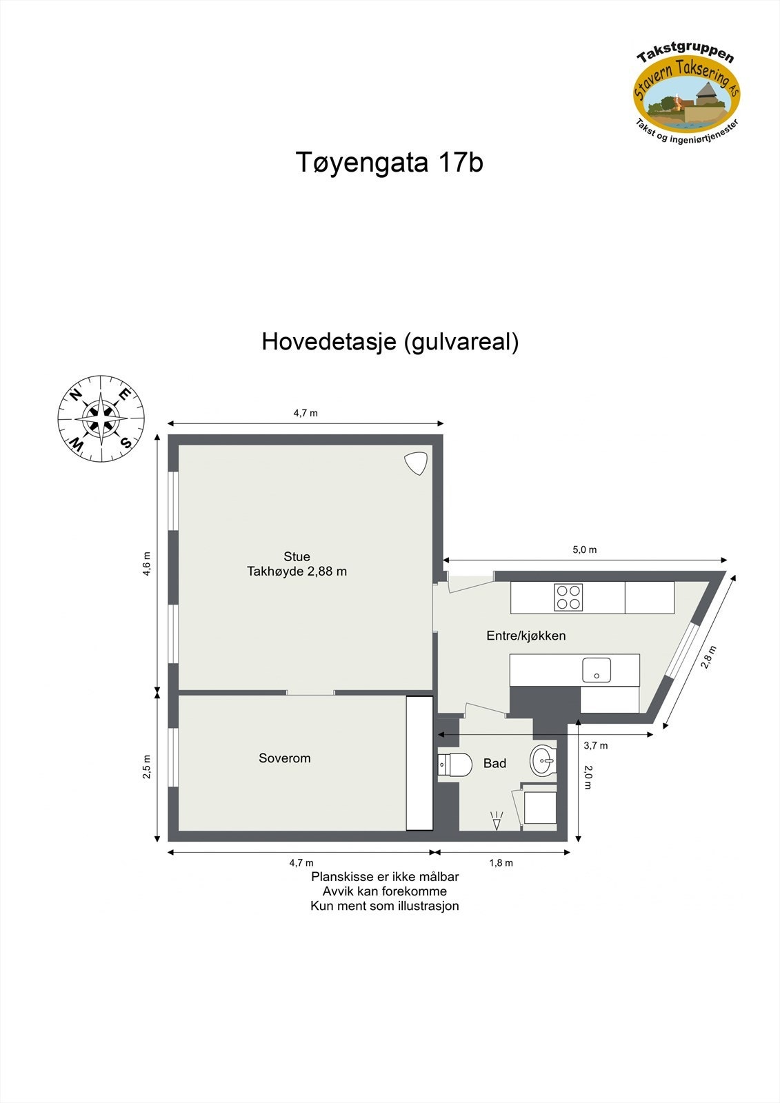 Boligen disponerer en loftsbod på ca 2 kvm og en kjellerbod med ca 11 kvm i gulvareal (ikke målbart) Galleribilde