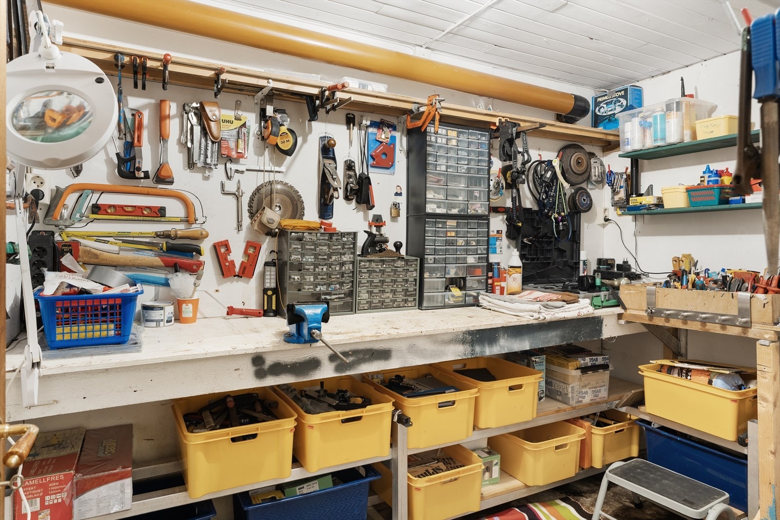 Verksted med gode arbeidsmuligheter. Galleribilde