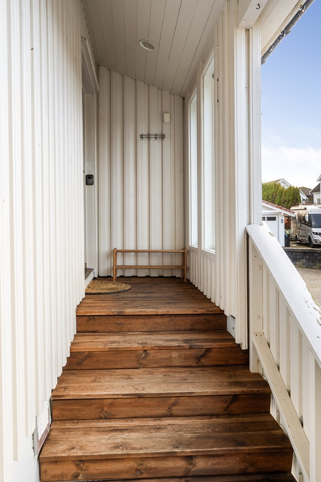 Overbygget inngangsparti. Galleribilde