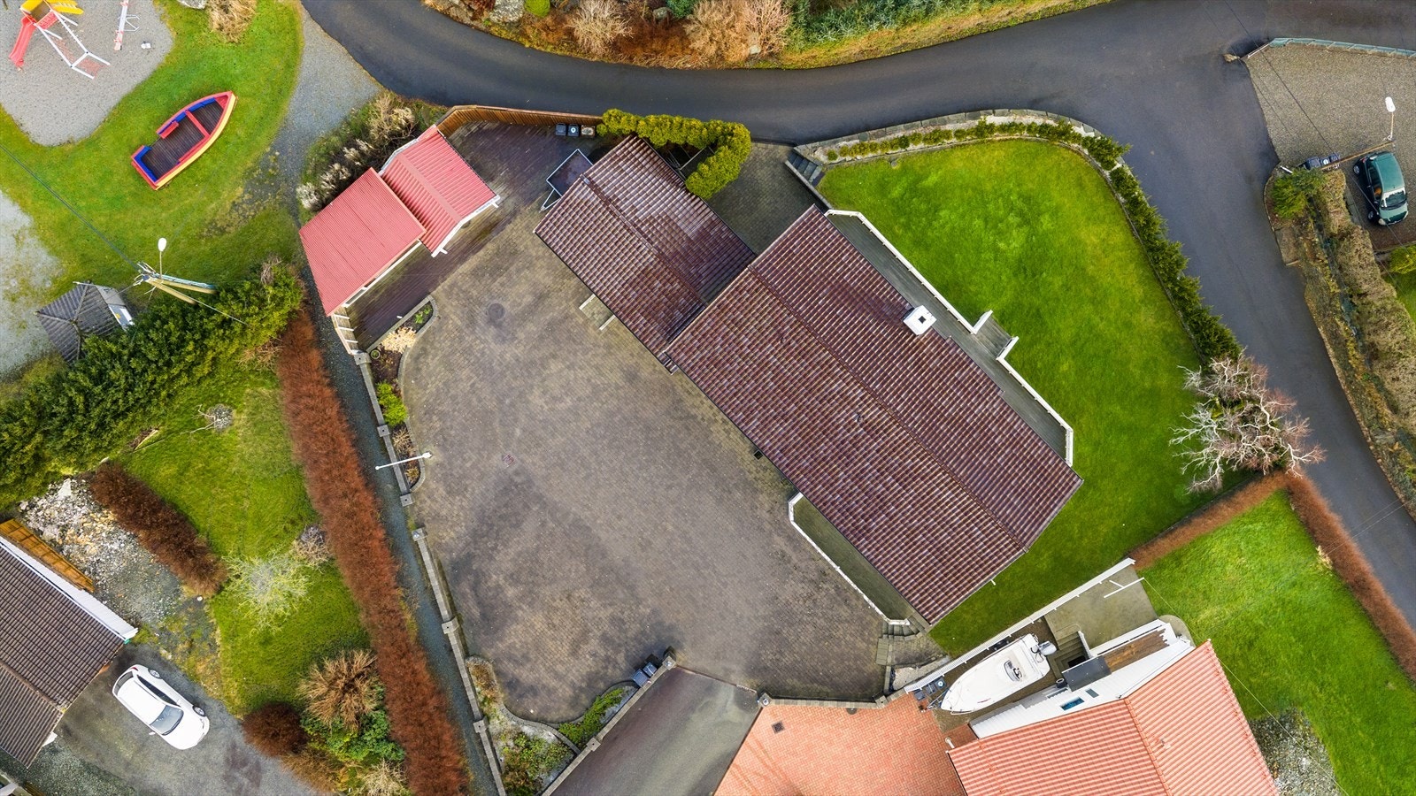 Flott opparbeidet uteområde. Galleribilde