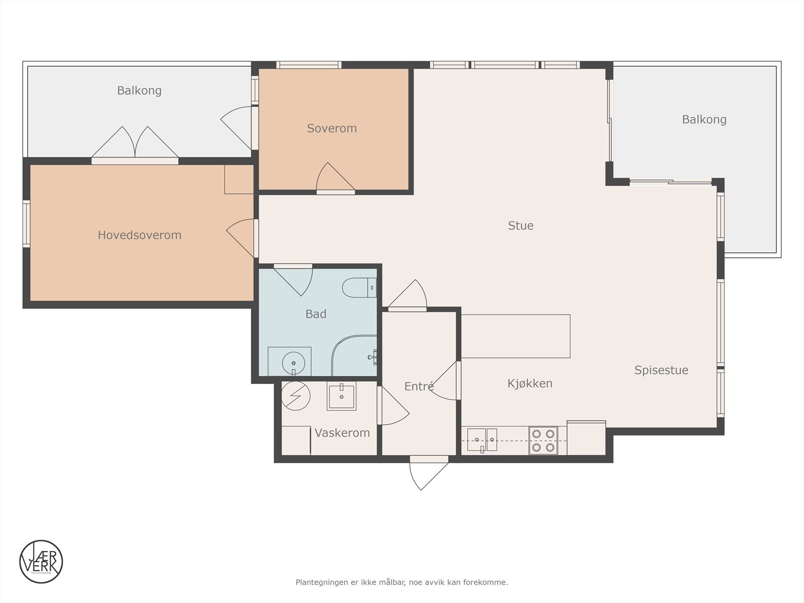 Plantegning Galleribilde