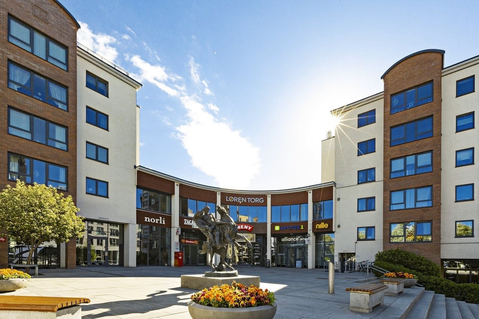 Nærområde - Løren Torg Galleribilde