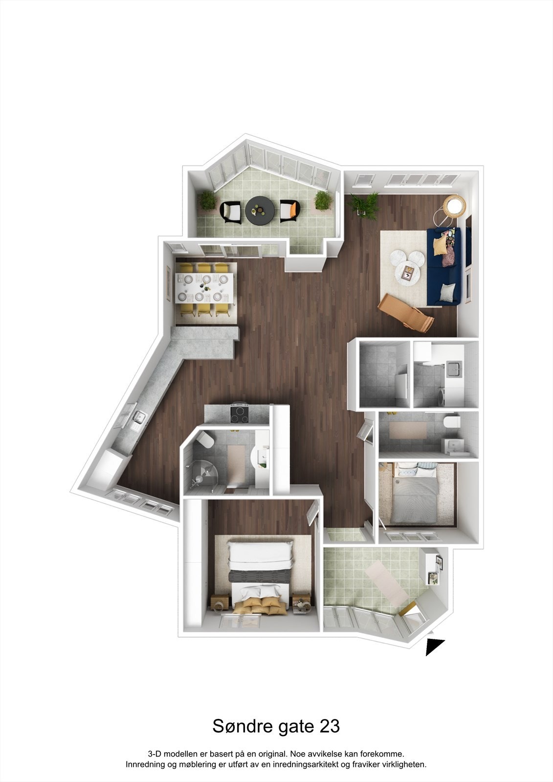 Planskisse 2. etasje Galleribilde