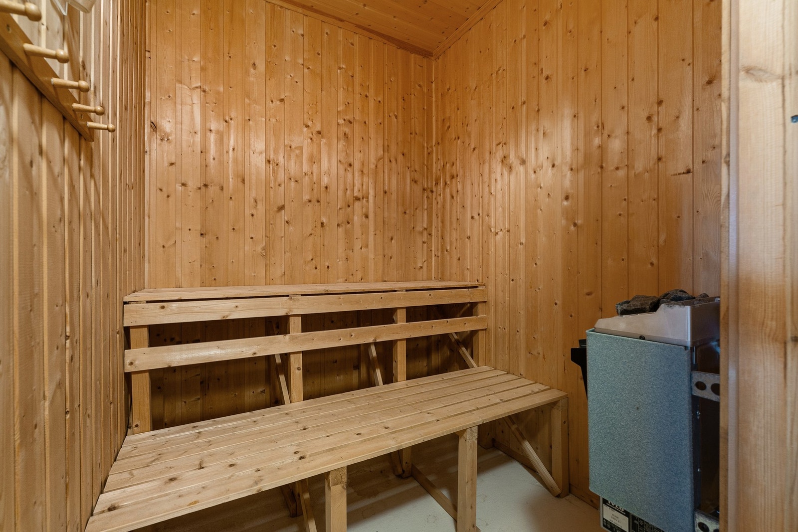 Badstue på ca. 3 m² - egen velværeavdeling. Galleribilde