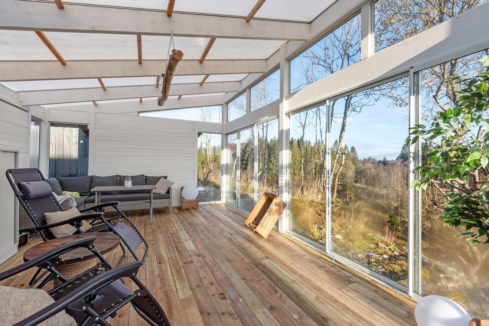 Vinterhage på ca. 23 kvm. fra Willabgarden Galleribilde