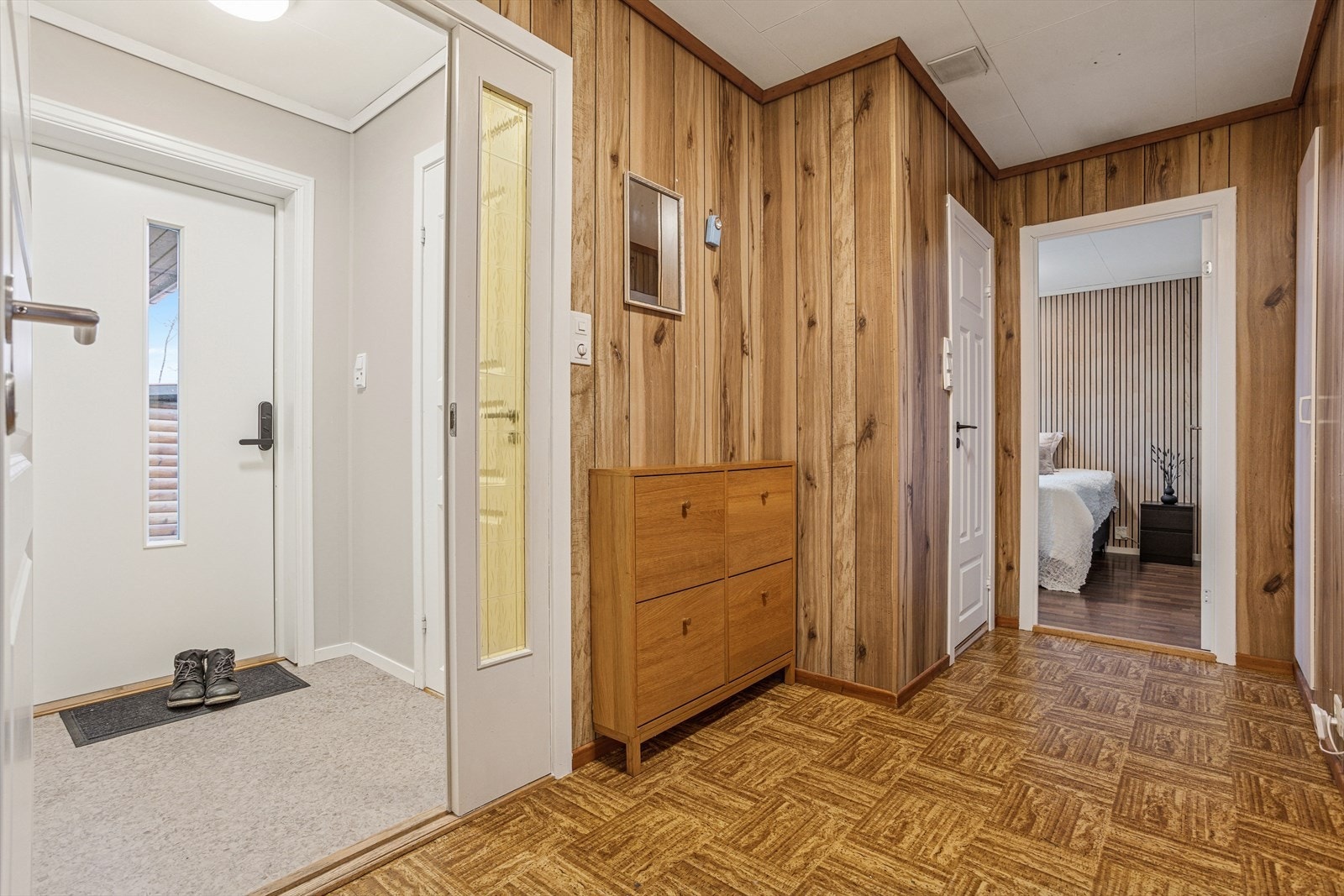 Vindfang og gang. Galleribilde