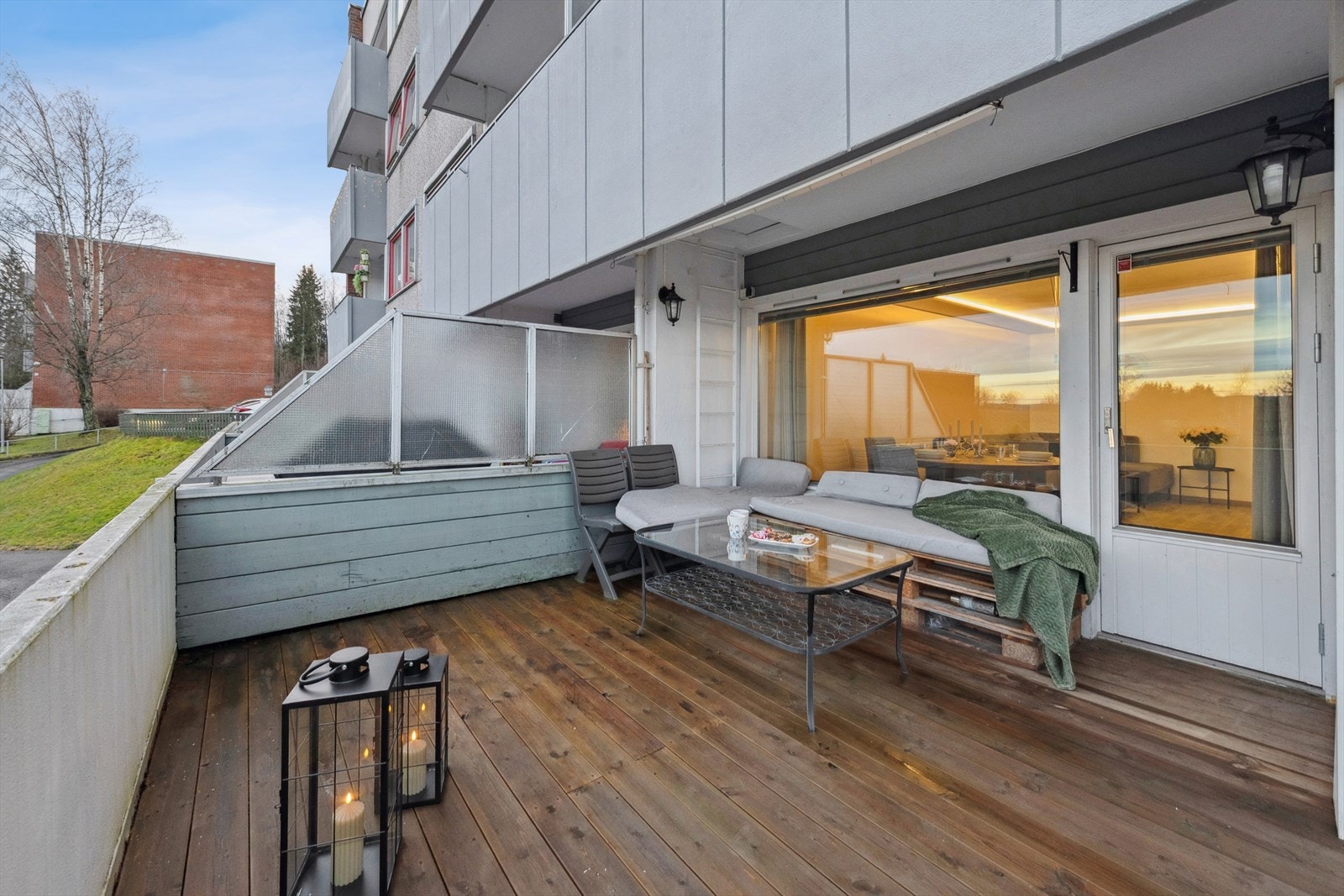 En fantastisk forlengelse av leiligheten i sommerhalvåret Galleribilde