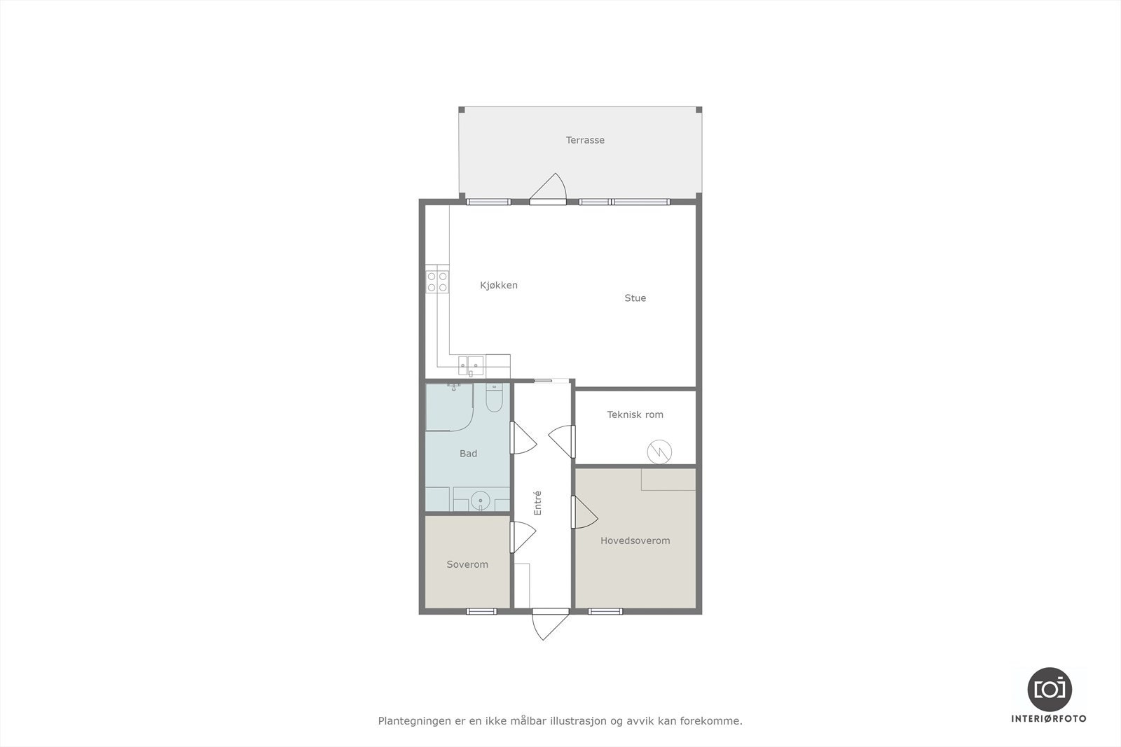 Plantegning Galleribilde