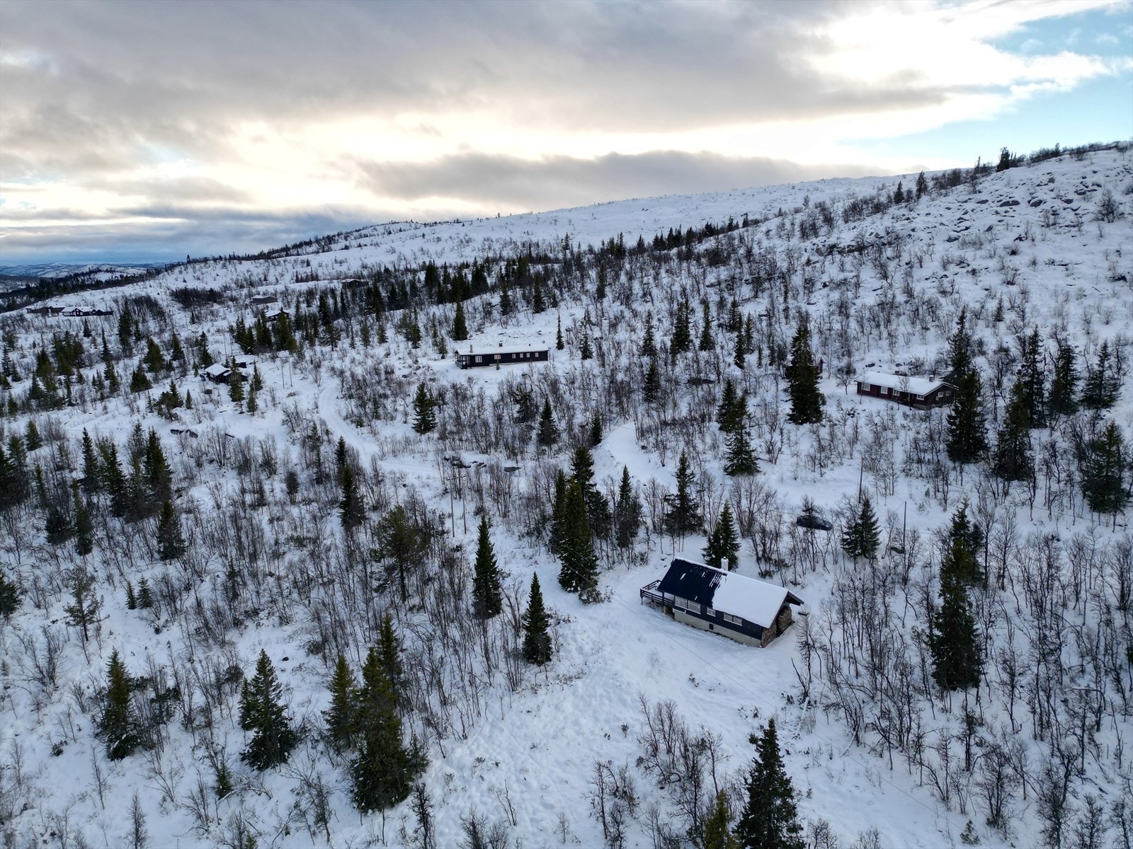 Eiendommen ligger i etablert område på Sangefjell, med storslått natur og fjellheimen rundt. Galleribilde
