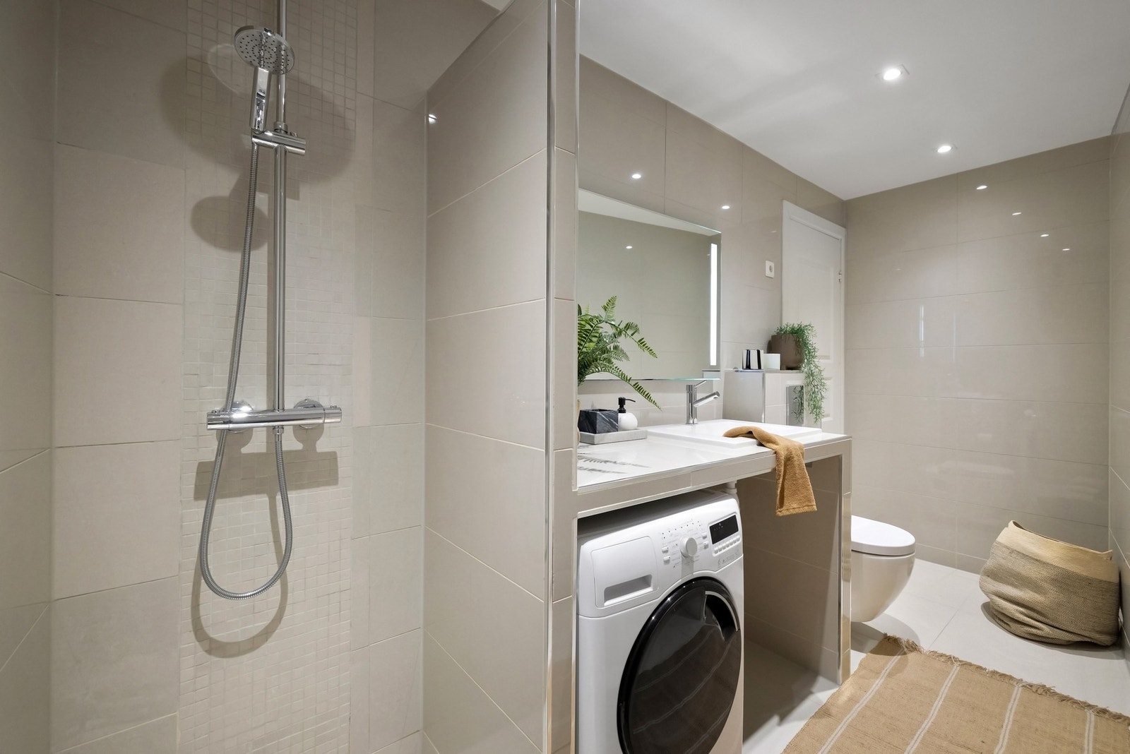 Badet har god størrelse og gir en god start på dagen Galleribilde