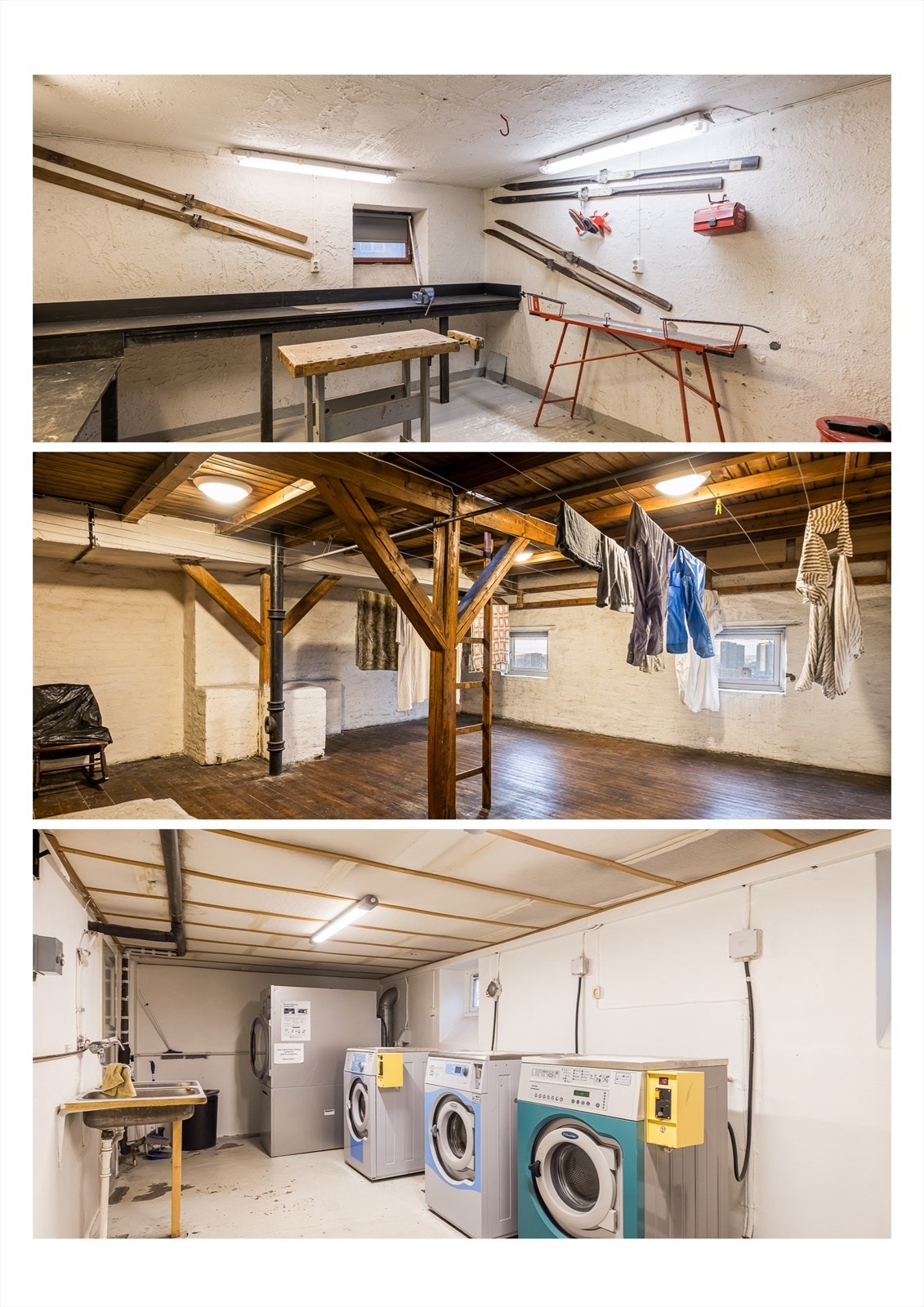 Borettslaget tilbyr et felles verksted, et velutstyrt fellesvaskeri og stort felles tørkerom i hver oppgang. Galleribilde