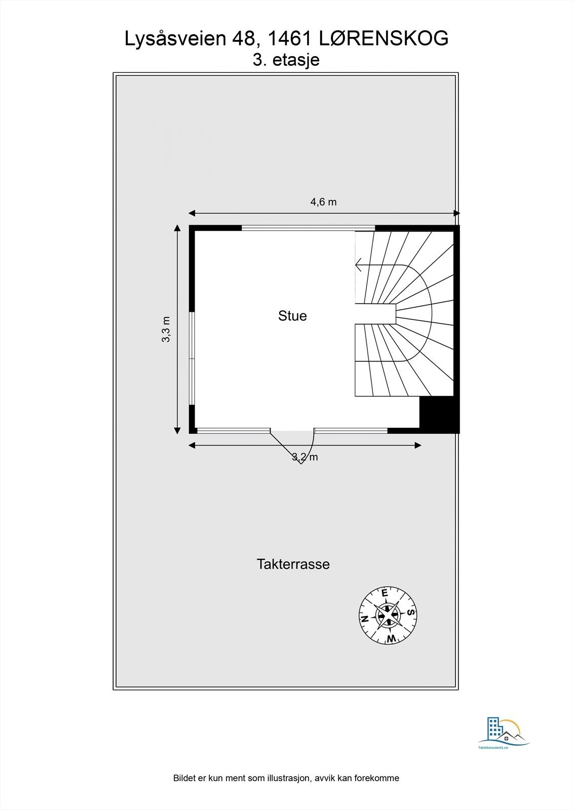 Plantegning - 3. etasje. Galleribilde