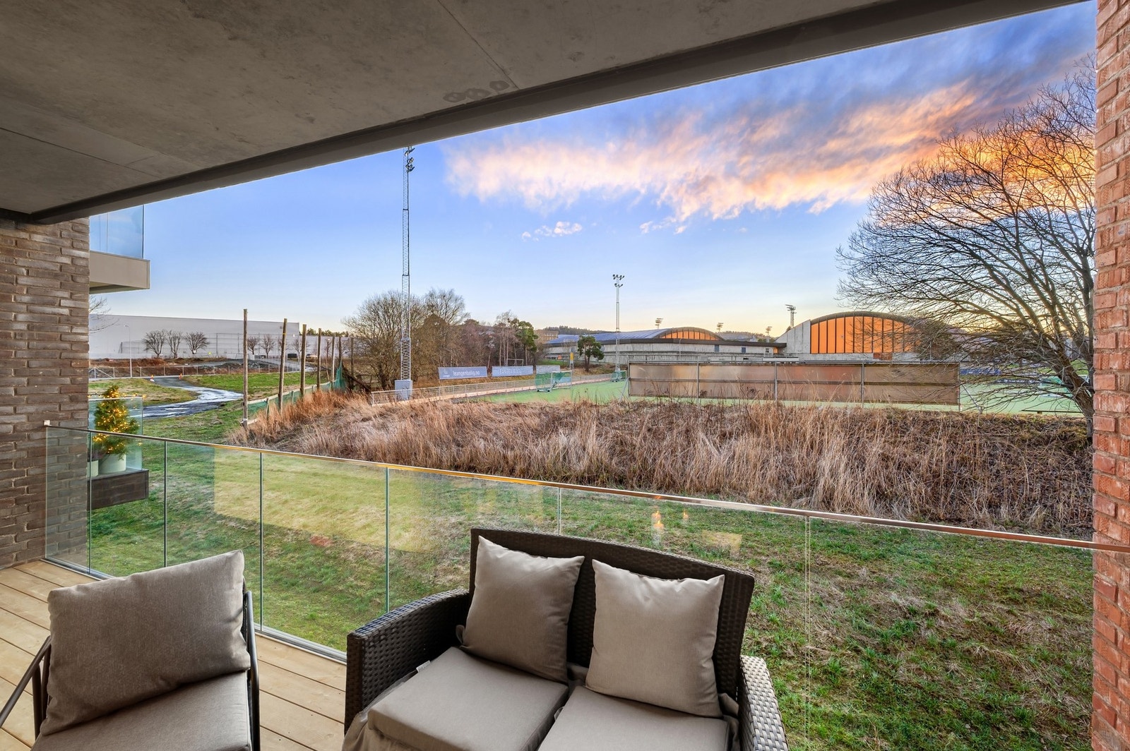 Her kan man nyte varme dager i sommerhalvåret. Galleribilde