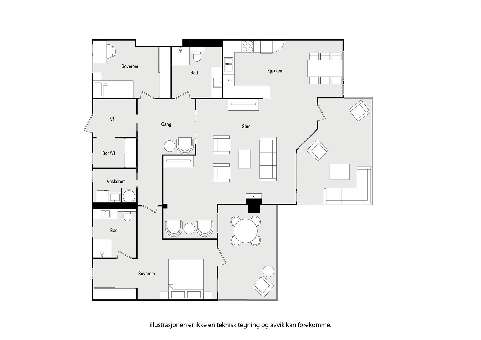 Plantegning Galleribilde