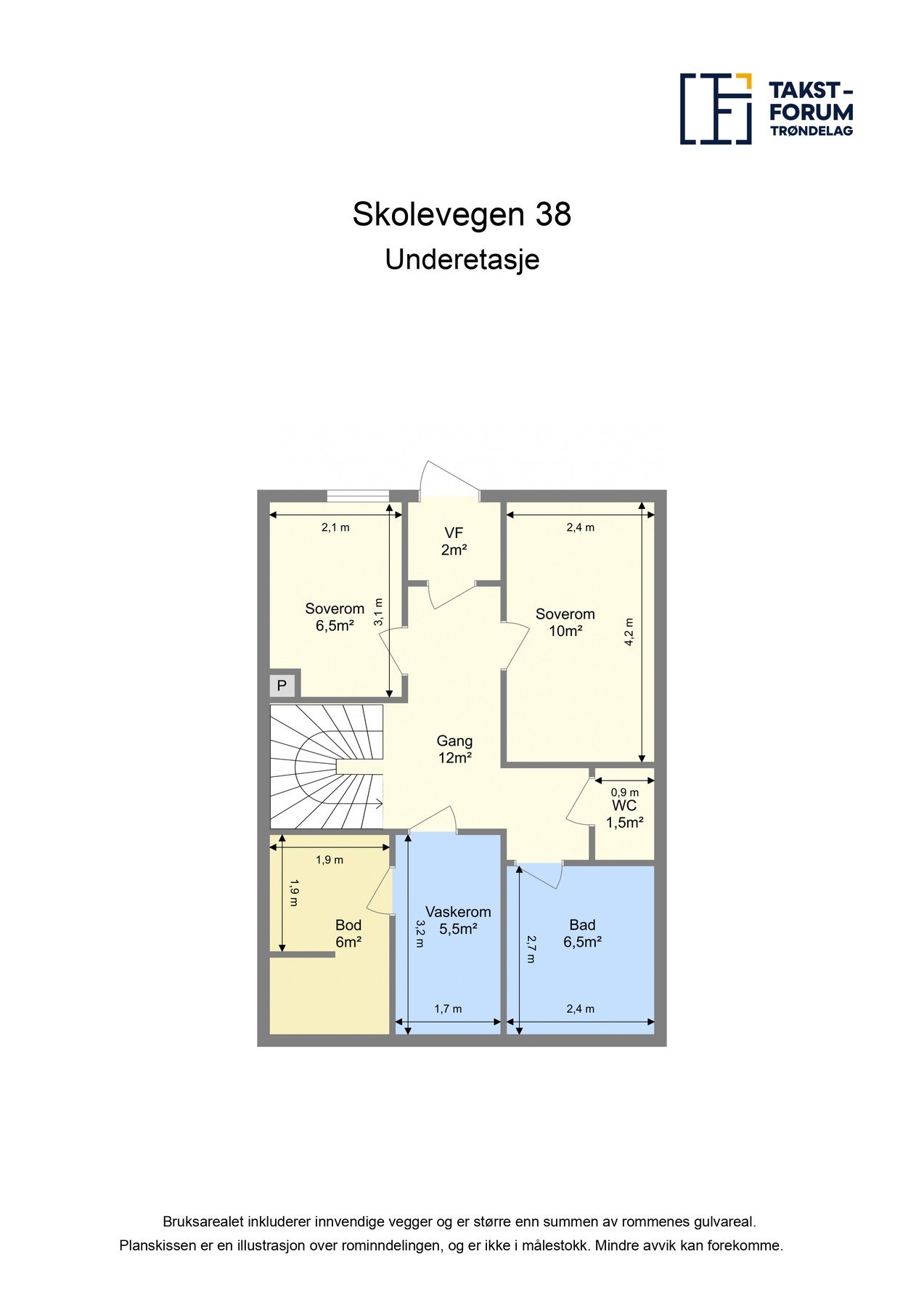 Planskisse Galleribilde