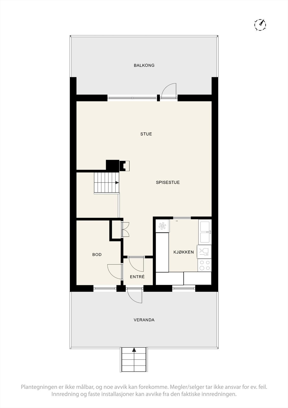 Plantegning 1. etasje. Galleribilde